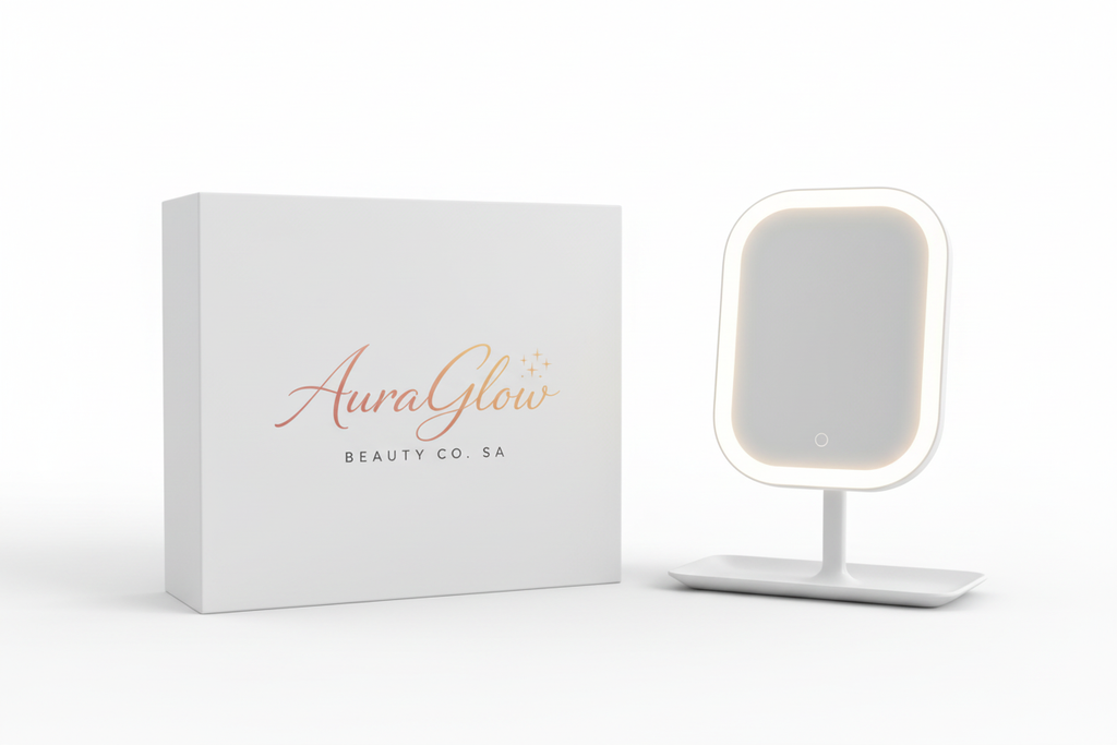 AuraGlow White Box with Mirror